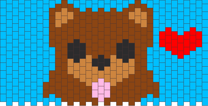 Pedo Bear Kandi Pattern