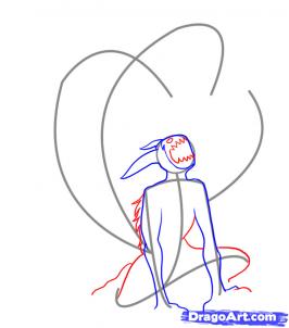how to draw naruto kyuubi step 3