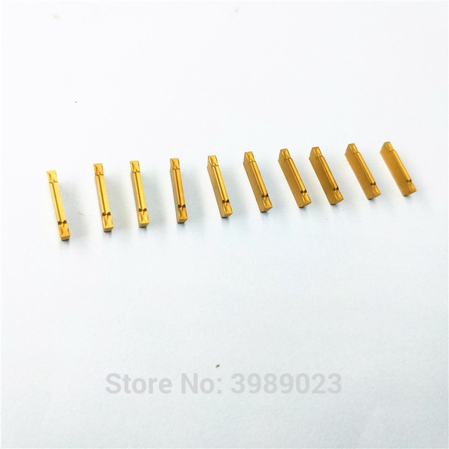 PPK  10pcs/box MGMN200-G 2mm Width Carbide Inserts for MGEHR/MGIVR Lathe Grooving Cut-Off Tool/