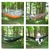 Ultralight Nylon Hammock with Mosquito Net Supports Up to Two People Porch Backyard Indoor Outdoor Camping Hanging Swing