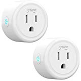 Smart Plug WiFi Outlet Smart Socket Compatible with Alexa, Google Home and IFTTT, Remote Control with Timer Function, No Hub Required, Passed ETL and FCC (2 Pack)