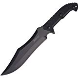 Master Cutlery MTech USA MT-20-39 Fixed Blade Knife, Black Clip Point Blade, Black G10 Handle, 14-Inch Overall