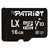 Patriot PSF16GLX1MCH Patriot Memory 16GB V10 Micro SD Card SDHC for Cameras, Phones, Tablets -