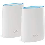 NETGEAR Orbi Ultra-Performance Whole Home Mesh WiFi System - WiFi router and single satellite extender with speeds up to 3Gbps over 5,000 sq. feet, AC3000 (RBK50)