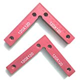 AIBER 90 Degree Corner Clamp Right Angle Vice Welding Woodworking Squares Tools 4.7&quot; x 4.7&quot; Pack of 2