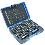 TEMO 100 pc Impact Ready Security Bits Screwdriver Set Kit with Two Quick Chucks