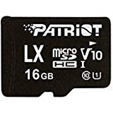 Patriot PSF16GLX1MCH Patriot Memory 16GB V10 Micro SD Card SDHC for Cameras, Phones, Tablets -
