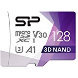 Silicon Power 128GB R/W up to 100/ 80MB/s Superior Pro microSDXC UHS-I (U3), V30 4K A1, High Speed MicroSD Card with Adapter