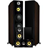 Fluance Signature Series Hi-Fi 5.0 Surround Sound Home Theater Speaker System Including Three-Way Floorstanding Towers, Center &amp; Rear Speakers (HFHTBW)