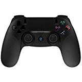 TOONEV Wireless Controller for PS4, Wireless Game Controller with Dual-Vibration Gamepad Joystick for Playstation 4 / PS3 / Windows pc (Black)