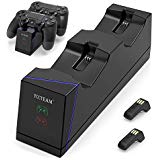 PS4 Controller Charger, DualShock 4 PS4 Controller USB Charging Station Dock, Playstation 4 Charging Station for Sony Playstation4 / PS4 / PS4 Slim / PS4 Pro Controller