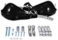 Motorcycle Hand Guards Handlebar Hand Protection 4 Colours Motorbike Windproof Handguards (Black)