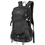 HOMIEE 45L Internal Frame Backpack Hiking Backpack Trekking Bag Daypack for Backpacking Hiking Camping Cycling Travelling Climbing and Ourdoor Sport Waterproof Travel Backpack Nylon Backpack Black