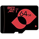 MENGMI 64GB Micro SD Card Class 10 U1 microSDXC with SD Adapter max Speed 80MB/s for Dash Cam/GoPro/Tablet/Phone (64GB U1)