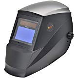 Antra AH7-360-0000 Solar Power Auto Darkening Welding Helmet with AntFi X60-3 Wide Shade Range 4/5-9/9-13 with Grinding Feature Extra Lens Covers Good for Arc Tig Mig Plasma