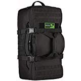 Huntvp 60L Tactical Military Molle Backpack Gear Outdoor Sport Assault Pack Rucksack Shoulder Tote Duffel Range Bag For Hunting Camping Trekking Travel (Black)