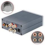 2 Channel Class D Mini Stereo Amplifier for Home Speakers 50W x 2 + Power Supply TPA3116 - Silver