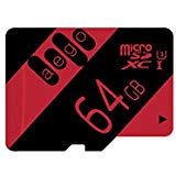 AEGO 64GB MicroSD Card U3 SDXC Memory Card for Dash Cam Tablets Nintendo Gopro with Adapter - U3 64GB