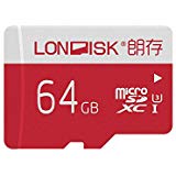 LONDISK 4K 64GB Micro SD Card U3 Class10 Micro SD Memory Cards For GoPro Hero Version with Free Adapter 10 Years Warranty(U3 64GB)
