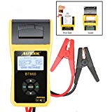 AUTOOL BT-660 Auto Battery Tester 12V/24V Car Battery Conductance Tester Cranking and Charging Test Automotive Analyzer Scan Tool with Printer