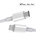 3Ft USB C to Lightning Cable, MFi Certified, Power Delivery Fast Charger Cord Compatible with iPhone X/XS/XR/XS Max/8/8 Plus