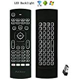 ProChosen 2.4G Backlit Air Mouse Remote, Wireless Keyboard and Infrared Learning for Kodi Android TV Box, Smart TV, PC, HTPC, Windows, Mac OS, Linux