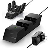 UGREEN Charger for PS4 Controller DualShock 4 Dual USB Charging Dock Station 2.5 Hours Full Fast Charge Docking Stand with Power Adapter for Playstation 4, PS4 Slim, PS4 Pro Controller