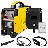 AUTOOL Dual Voltage Arc Inverter Welder 110V 220V IGBT 20-160A Handheld Intelligent Welding Machine Assembly Support 1/8 Inch Welding Rod with Goggles Overheat Protection Current Display