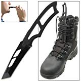 Tactical Warrior Tanto Full Tang Emergency Outdoor Survival Gear Boot Knife .