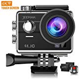 Action Camera 4K 16MP WiFi Underwater Waterproof Cam with Touch Screen Remote Control 2 Batteries and Mounting Accessories Kit