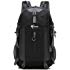 Amanda 50L Water-Resistant Travel Backpack/Casual Backpack/Hiking Backpack/Camping Backpack with Rain Cover, Headphone Hole (Lake Blue)