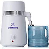 CO-Z 4 Liter Water Distiller Machine Home Countertop with Connection Bottle and Food-Grade Outlet