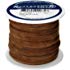 Realeather Crafts Suede Lace, 0.125-Inch Wide 25-Yard Spool, Dark Brown