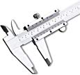 6-Inch/150mm Stainless Steel Vernier Caliper Micrometer Durable Stainless Steel Measuring Tool Caliper for Precision Measurements