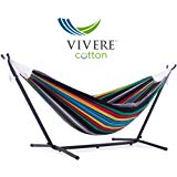 Vivere - UHSDO9-27 - Vivere's Combo - Double Hammock with Stand (Rio Night, 9ft)