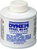 Dykem 80300 Steel Blue Layout Fluid, Brush-in-Cap (4oz)