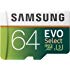 Samsung 64GB 100MB/s (U3) MicroSD EVO Select Memory Card with Adapter (MB-ME64GA/AM)