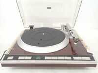 Junk DENON DP-45F DP45F Direct Drive Turntable Vintage Only Power On wood music