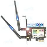 WiFi 6 Card | Max 3000Mbps with Bluetooth 5.1 | Intel AX200 Chip, MU-MIMO, OFDMA, Ultra-Low Latency | 802.11AX Wireless Dual-Band PCIe WiFi Card for PC (Support Windows 10, 64-bit Only)