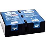 UPSBatteryCenter® APCRBC123 Compatible Replacement Battery Cartridge #123 for APC Back UPS Pro 1000 BR1000G - Plug & Play Installation