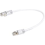 Amazon Basics Cat 7 High-Speed Gigabit Ethernet Patch Internet Cable - White, 1 Foot