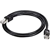 Amazon Basics Cat 7 High-Speed Gigabit Ethernet Patch Internet Cable - Black, 3 Foot, 5-Pack