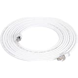 Amazon Basics Cat 7 High-Speed Gigabit Ethernet Patch Internet Cable - White, 15 Foot