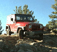 Scott Parker's TJ on the Spring Creek Trail